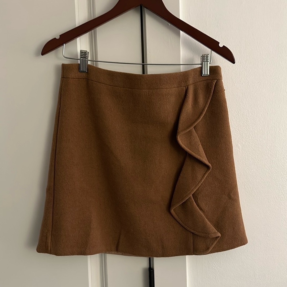 J Crew Mercantile Ruffle Mini skirt